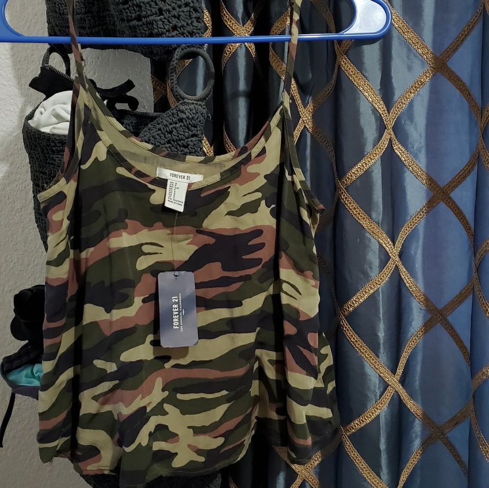 Camo tank top